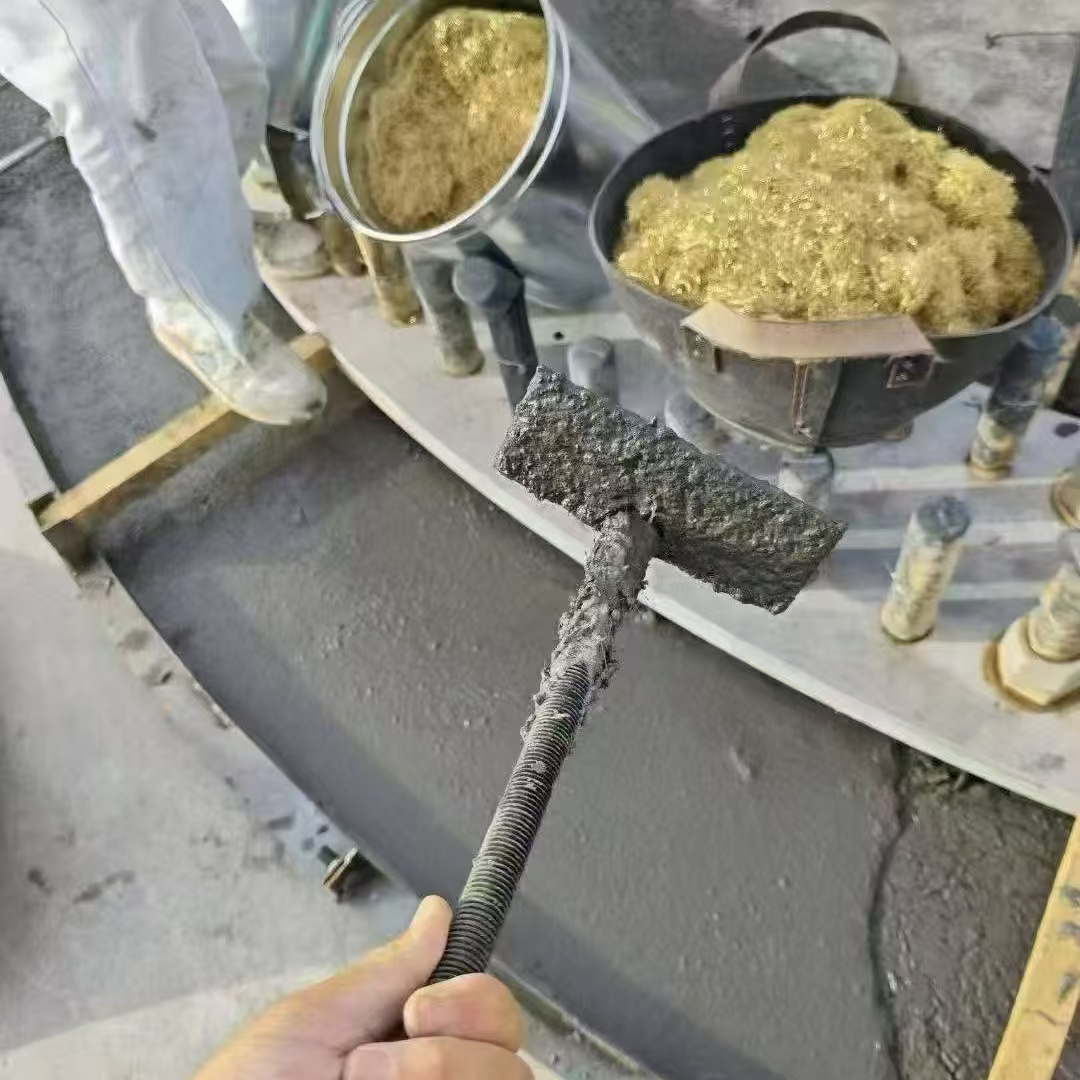 宁波C120钢纤维高强无收灌浆料 轧机压缩机汽轮机发电机锻压设备底座灌浆材料